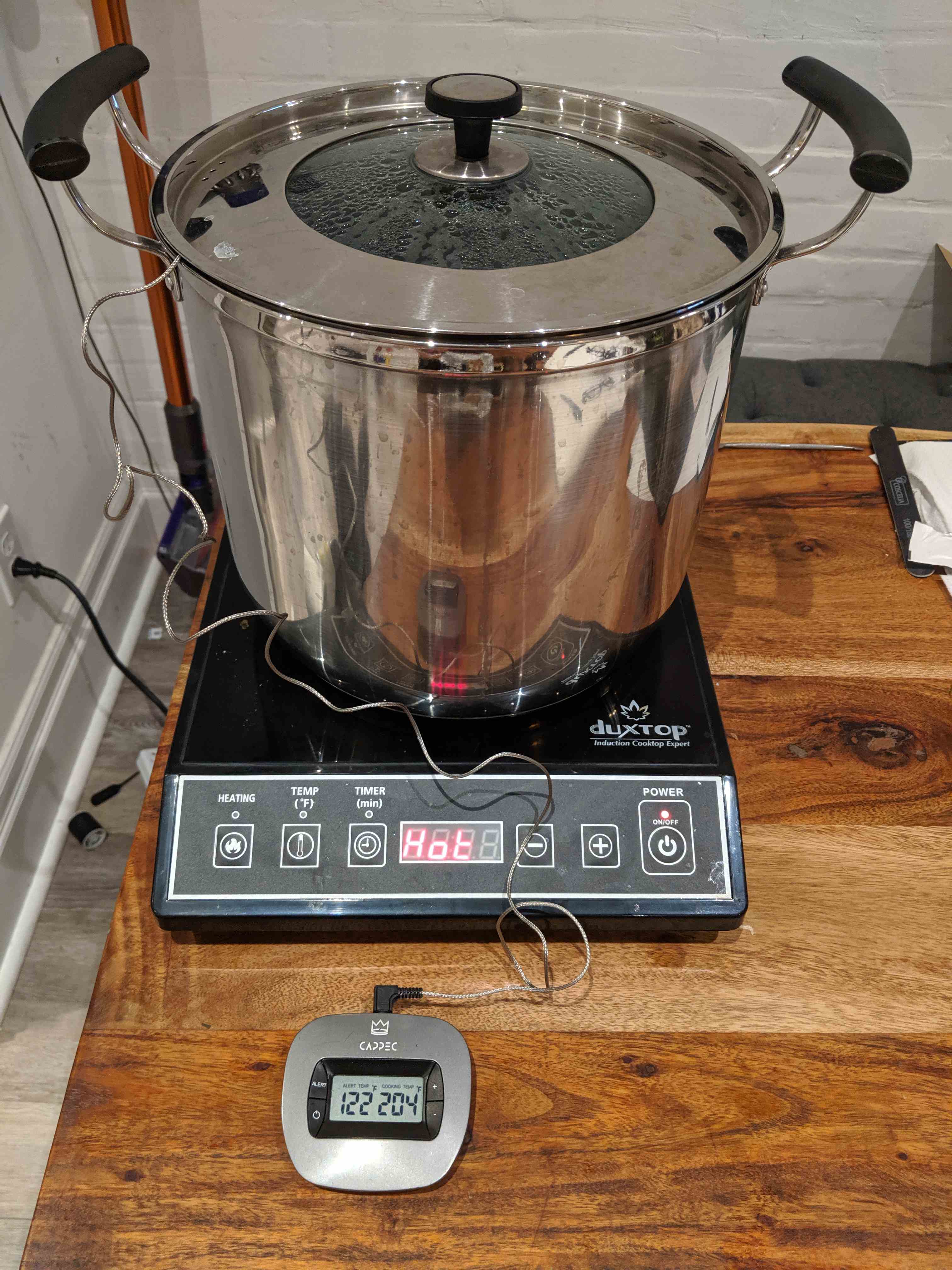 Naked stainless steel kettle