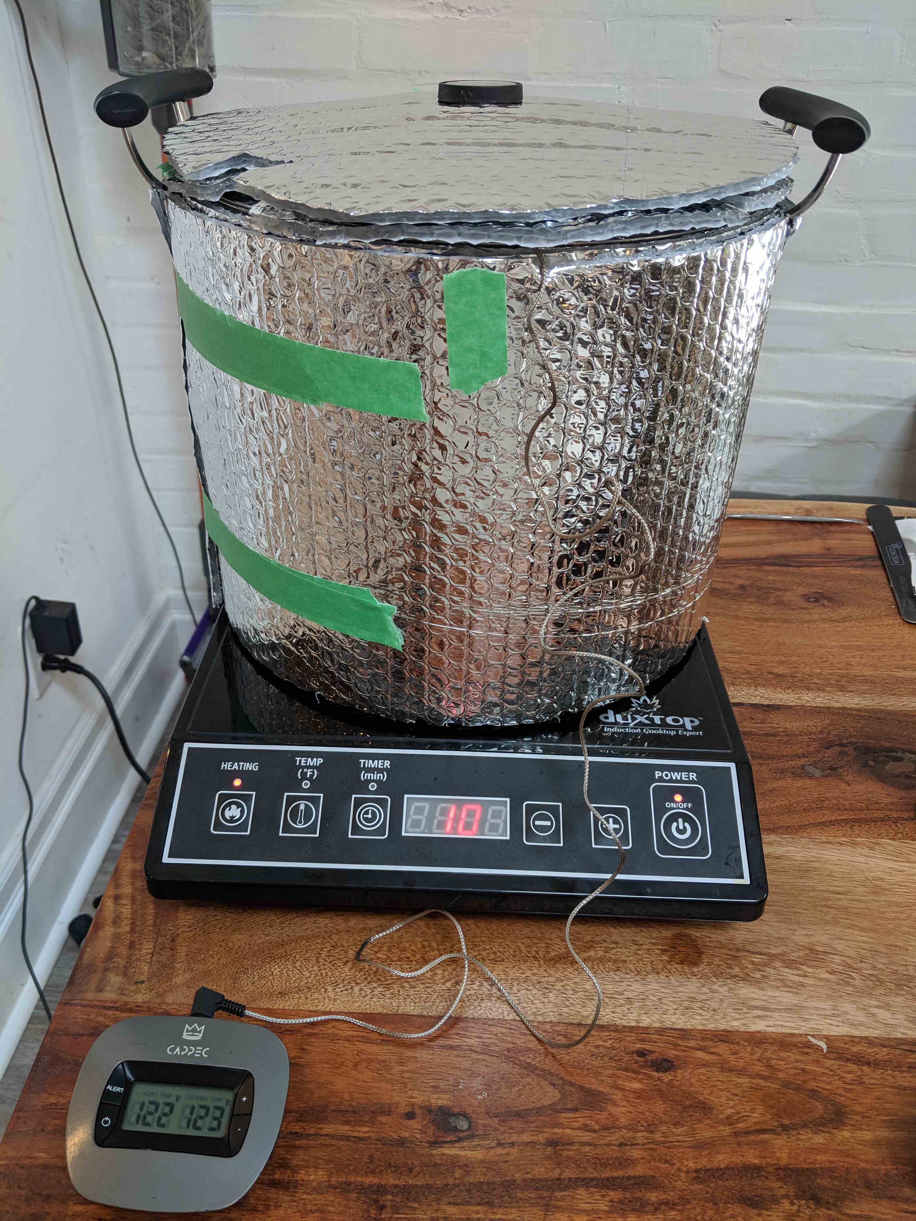 Keeping the Heat: 1 gallon homebrews with insulated stainless steel mash tuns